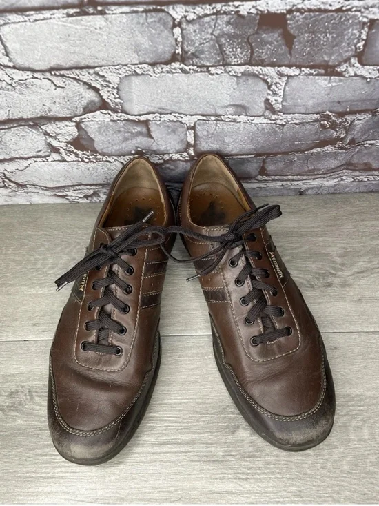 Mephisto Bonito Air-Jet Brown Leather Lace Up Walking Shoes Men’s sz 12M US/45EU - Picture 2 of 14
